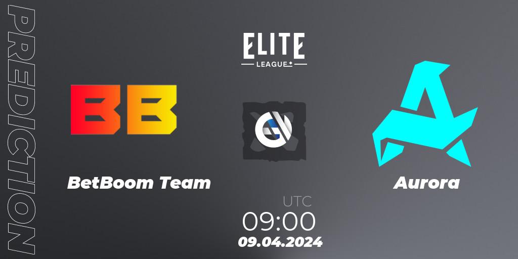 BetBoom Team - Aurora: Maç tahminleri. 09.04.24, Dota 2, Elite League: Round-Robin Stage