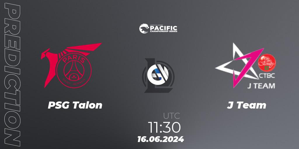 PSG Talon - J Team: Maç tahminleri. 16.06.2024 at 11:30, LoL, PCS Summer 2024