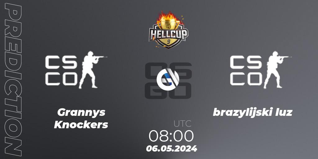 Grannys Knockers - brazylijski luz: Maç tahminleri. 06.05.2024 at 08:00, Counter-Strike (CS2), HellCup #9