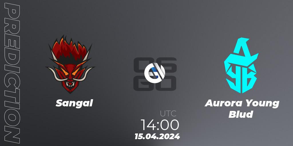 Sangal - Aurora Young Blud: Maç tahminleri. 15.04.2024 at 14:10, Counter-Strike (CS2), CCT Season 2 Europe Series 1 Closed Qualifier