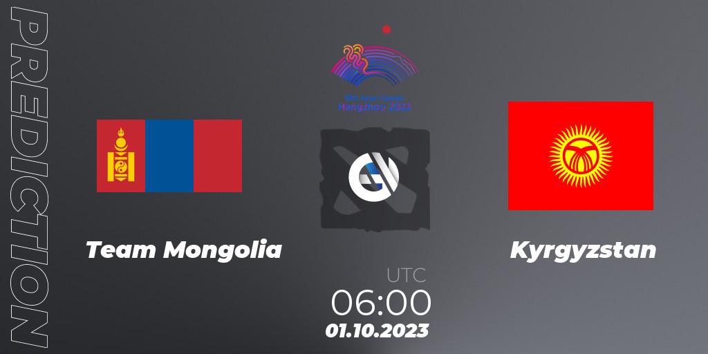 Team Mongolia - Kyrgyzstan: Maç tahminleri. 01.10.2023 at 06:00, Dota 2, 2022 Asian Games