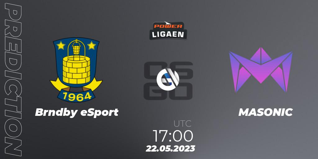 Brøndby eSport - MASONIC: Maç tahminleri. 22.05.2023 at 17:00, Counter-Strike (CS2), Dust2.dk Ligaen Season 23