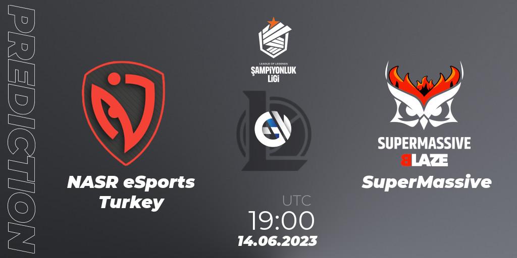 NASR eSports Turkey - SuperMassive: Maç tahminleri. 14.06.2023 at 19:00, LoL, TCL Summer 2023 - Group Stage