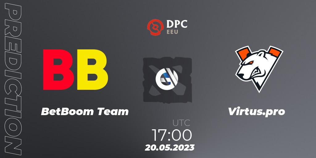 BetBoom Team - Virtus.pro: Maç tahminleri. 20.05.23, Dota 2, DPC 2023 Tour 3: EEU Division I (Upper)