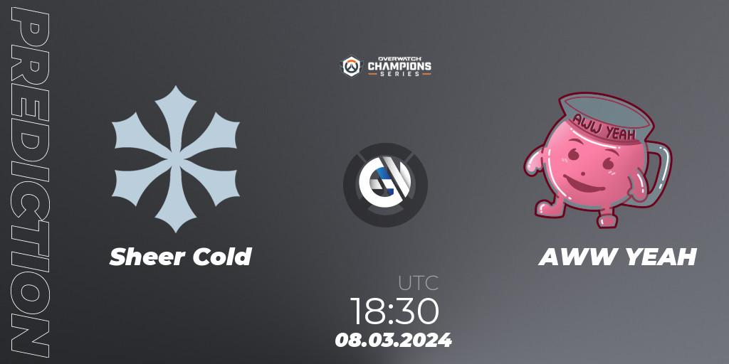 Sheer Cold - AWW YEAH: Maç tahminleri. 08.03.2024 at 18:30, Overwatch, Overwatch Champions Series 2024 - EMEA Stage 1 Group Stage