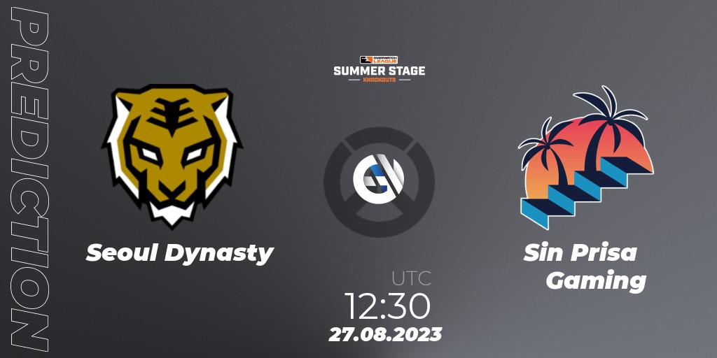 Seoul Dynasty - Sin Prisa Gaming: Maç tahminleri. 03.09.2023 at 12:30, Overwatch, Overwatch League 2023 - Summer Stage Knockouts
