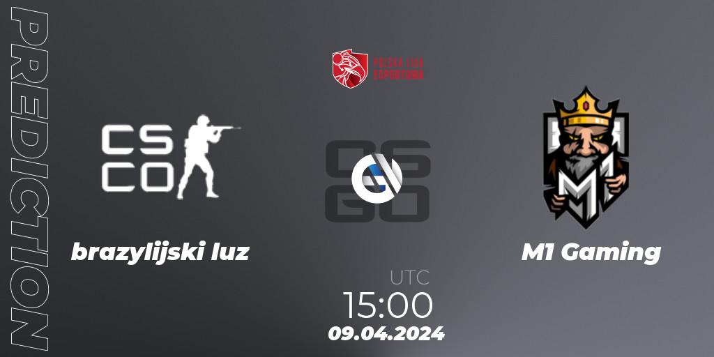 brazylijski luz - M1 Gaming: Maç tahminleri. 09.04.2024 at 15:00, Counter-Strike (CS2), Polska Liga Esportowa 2024: Split #1