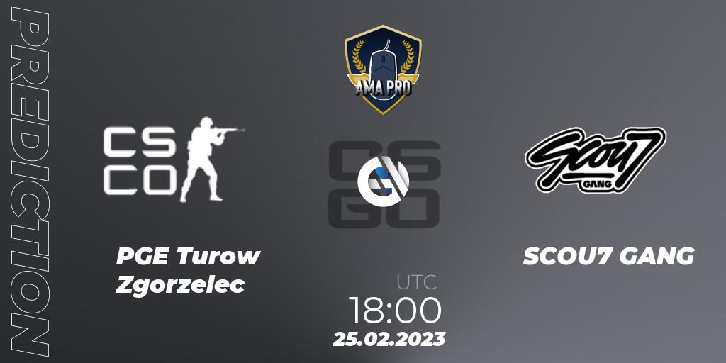 PGE Turow Zgorzelec - SCOU7 GANG: Maç tahminleri. 25.02.2023 at 18:00, Counter-Strike (CS2), Polish Pro League AMA PRO #4