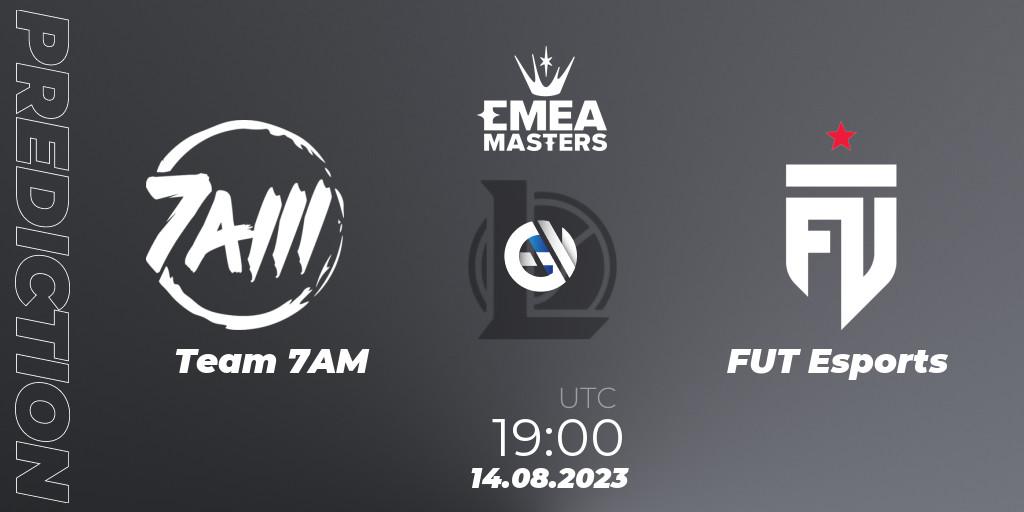 Team 7AM - FUT Esports: Maç tahminleri. 14.08.23, LoL, EMEA Masters Summer 2023