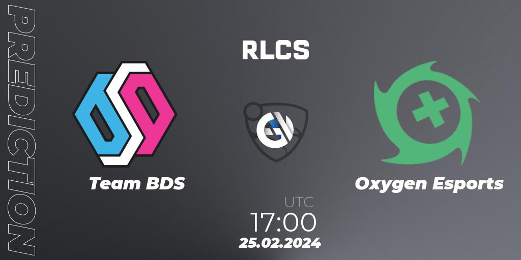 Team BDS - Oxygen Esports: Maç tahminleri. 25.02.2024 at 17:00, Rocket League, RLCS 2024 - Major 1: Europe Open Qualifier 2