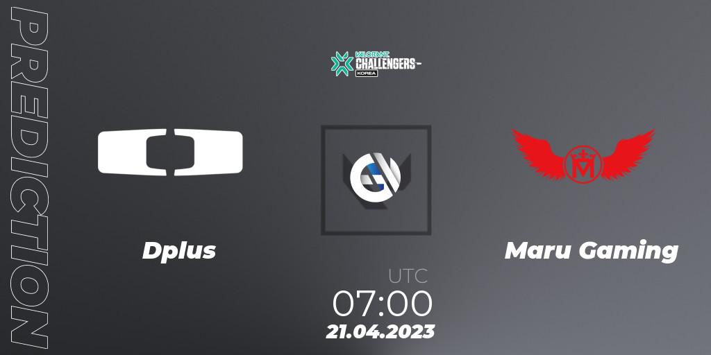 Dplus - Maru Gaming: Maç tahminleri. 21.04.2023 at 07:00, VALORANT, VALORANT Challengers 2023: Korea Split 2 - Regular League
