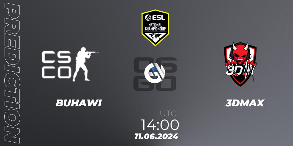 Buhawi - 3DMAX: Maç tahminleri. 11.06.2024 at 14:25, Counter-Strike (CS2), ESL Pro League Season 20: European Conference