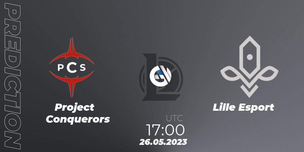 Project Conquerors - Lille Esport: Maç tahminleri. 26.05.2023 at 17:00, LoL, LFL Division 2 Summer 2023 - Group Stage
