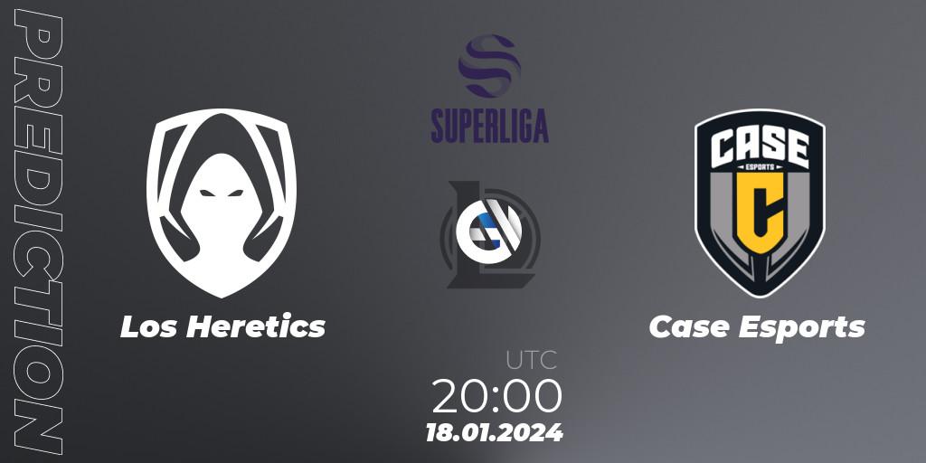 Los Heretics - Case Esports: Maç tahminleri. 18.01.2024 at 20:00, LoL, Superliga Spring 2024 - Group Stage