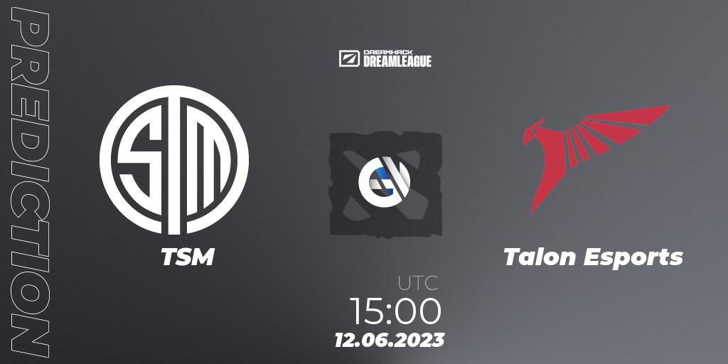 TSM - Talon Esports: Maç tahminleri. 12.06.23, Dota 2, DreamLeague Season 20 - Group Stage 1