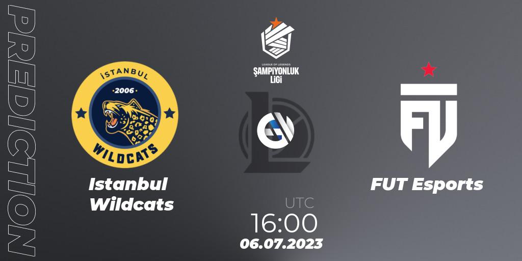 Istanbul Wildcats - FUT Esports: Maç tahminleri. 06.07.23, LoL, TCL Summer 2023 - Group Stage