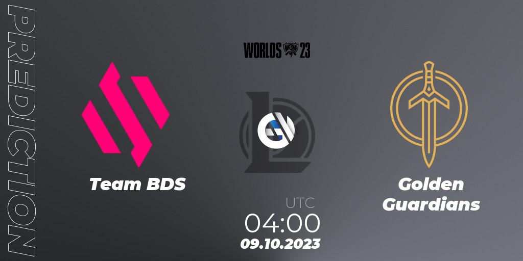 Team BDS - Golden Guardians: Maç tahminleri. 09.10.23, LoL, 2023 World Championship: Worlds Qualifying Series