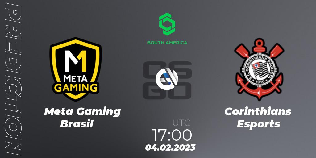 Meta Gaming Brasil - Corinthians Esports: Maç tahminleri. 04.02.23, CS2 (CS:GO), CCT South America Series #4