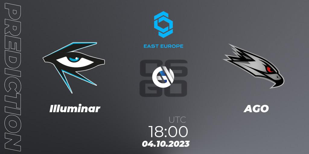 Illuminar - AGO: Maç tahminleri. 04.10.2023 at 18:55, Counter-Strike (CS2), CCT East Europe Series #3: Closed Qualifier