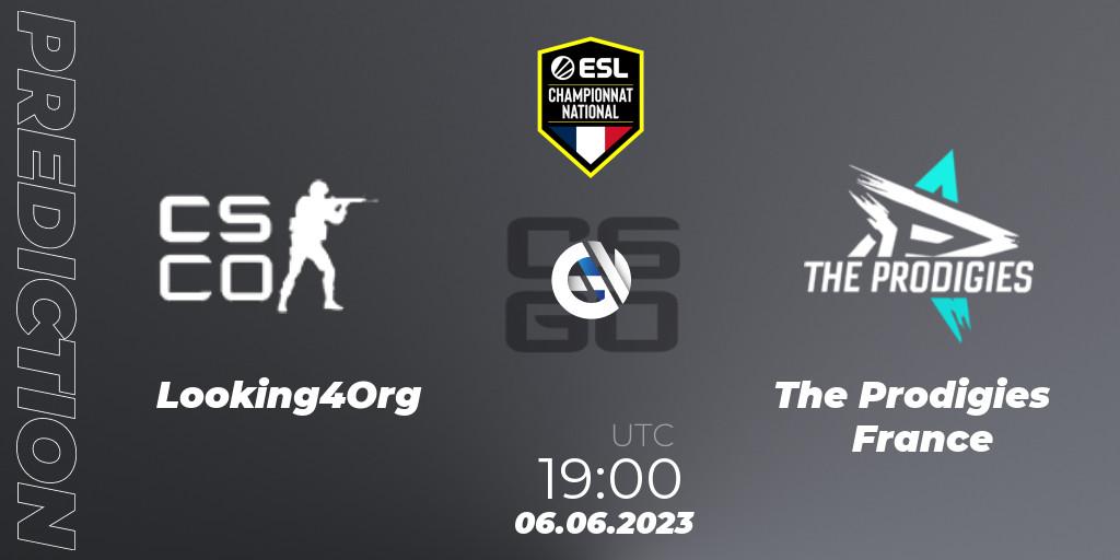 Looking4Org - The Prodigies France: Maç tahminleri. 06.06.2023 at 19:00, Counter-Strike (CS2), ESL Championnat National Spring 2023