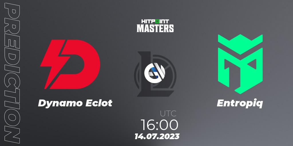 Dynamo Eclot - Entropiq: Maç tahminleri. 14.07.2023 at 16:00, LoL, Hitpoint Masters Summer 2023 - Group Stage