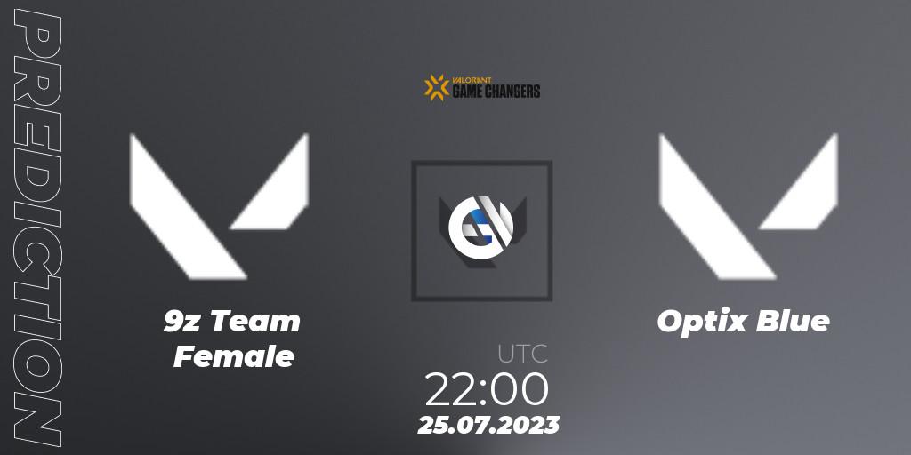 9z Team Female - Optix Blue: Maç tahminleri. 25.07.2023 at 22:00, VALORANT, VCT 2023: Game Changers Latin America South