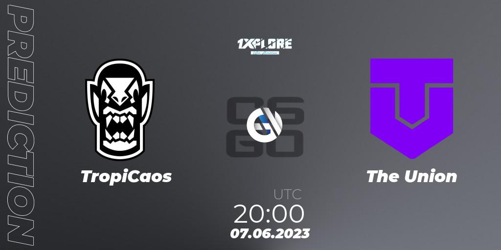TropiCaos - The Union: Maç tahminleri. 07.06.2023 at 20:00, Counter-Strike (CS2), 1XPLORE Latin America Cup 1
