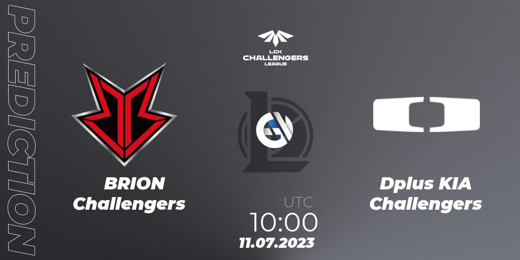 BRION Challengers - Dplus KIA Challengers: Maç tahminleri. 11.07.2023 at 12:00, LoL, LCK Challengers League 2023 Summer - Group Stage