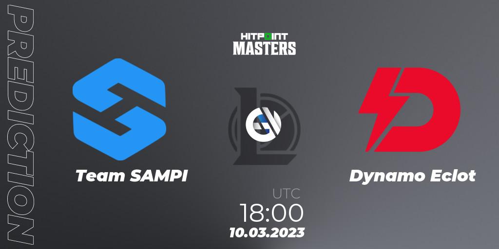 Team SAMPI - Dynamo Eclot: Maç tahminleri. 14.03.2023 at 18:00, LoL, Hitpoint Masters Spring 2023