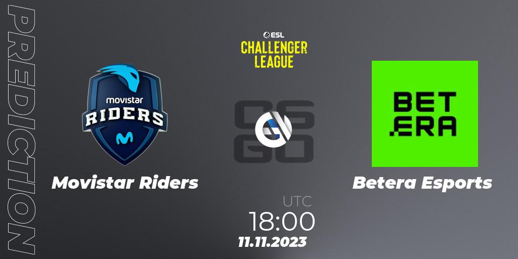 Movistar Riders - Betera Esports: Maç tahminleri. 11.11.23, CS2 (CS:GO), ESL Challenger League Season 46: Europe