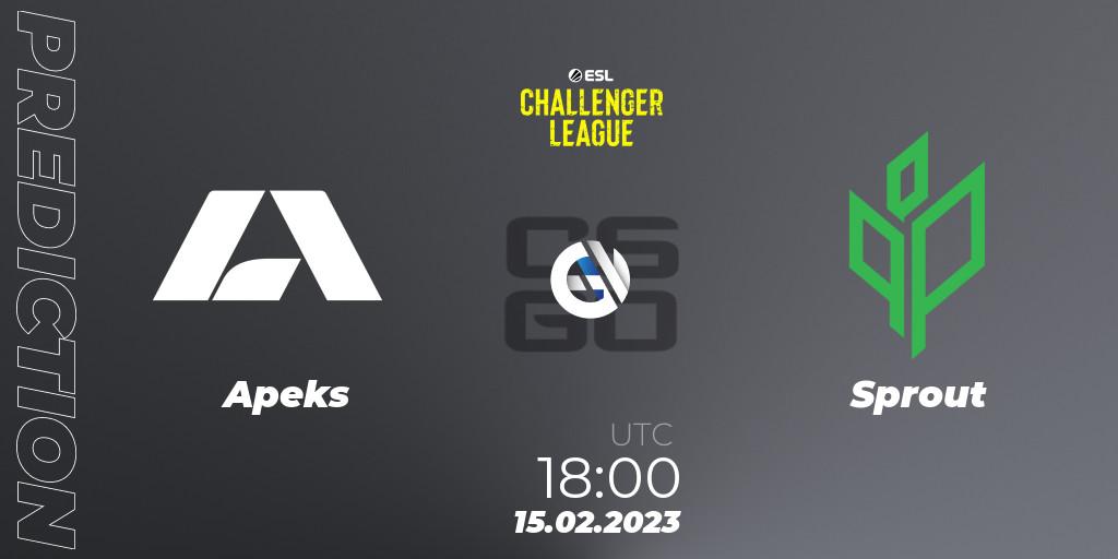 Apeks - Sprout: Maç tahminleri. 04.03.2023 at 15:00, Counter-Strike (CS2), ESL Challenger League Season 44: Europe