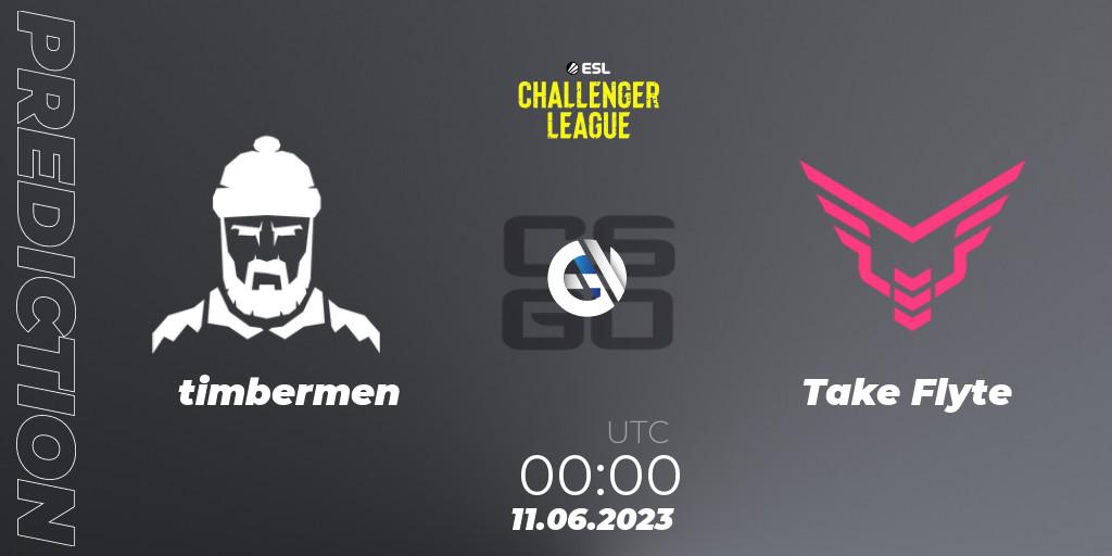 timbermen - Take Flyte: Maç tahminleri. 11.06.23, CS2 (CS:GO), ESL Challenger League Season 45 Relegation: North America