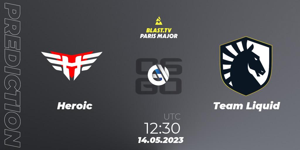 Heroic - Team Liquid: Maç tahminleri. 14.05.2023 at 11:55, Counter-Strike (CS2), BLAST Paris Major 2023