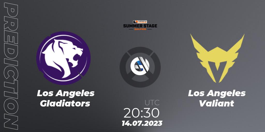 Los Angeles Gladiators - Los Angeles Valiant: Maç tahminleri. 14.07.23, Overwatch, Overwatch League 2023 - Summer Stage Qualifiers