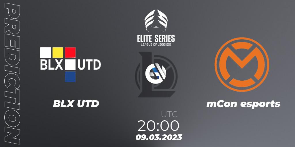BLX UTD - mCon esports: Maç tahminleri. 09.03.23, LoL, Elite Series Spring 2023 - Group Stage