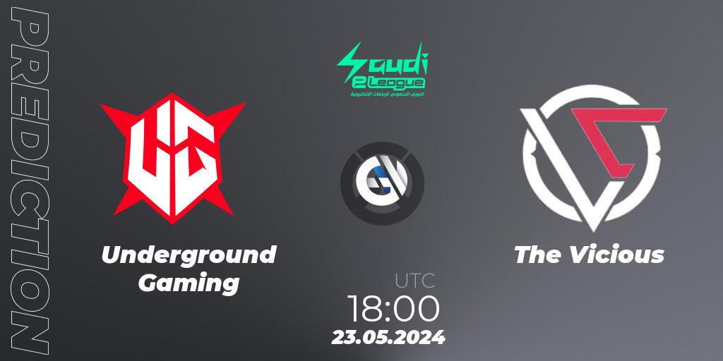 Underground Gaming - The Vicious: Maç tahminleri. 23.05.2024 at 18:00, Overwatch, Saudi eLeague 2024 - Major 2 Phase 2