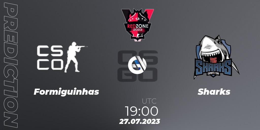 Formiguinhas - Sharks: Maç tahminleri. 27.07.2023 at 19:00, Counter-Strike (CS2), RedZone PRO League Season 5