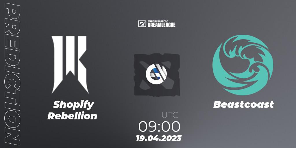Shopify Rebellion - Beastcoast: Maç tahminleri. 19.04.2023 at 08:57, Dota 2, DreamLeague Season 19 - Group Stage 2
