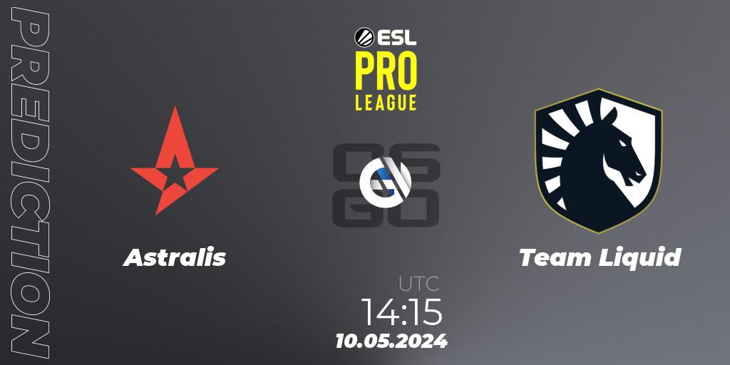 Astralis - Team Liquid: Maç tahminleri. 10.05.24, CS2 (CS:GO), ESL Pro League Season 19