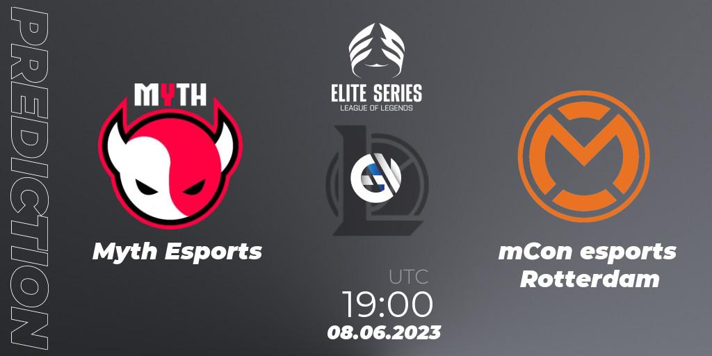 Myth Esports - mCon esports Rotterdam: Maç tahminleri. 08.06.23, LoL, Elite Series Summer 2023