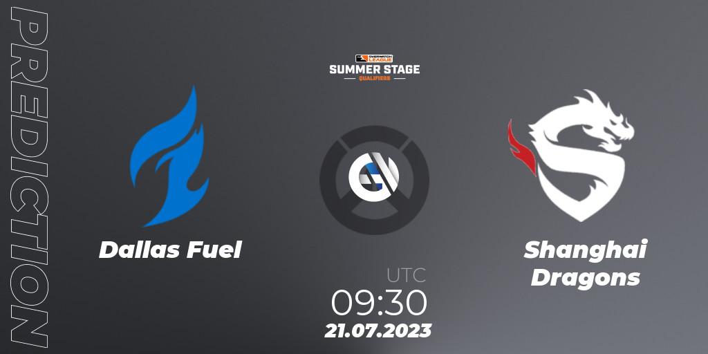 Dallas Fuel - Shanghai Dragons: Maç tahminleri. 21.07.23, Overwatch, Overwatch League 2023 - Summer Stage Qualifiers