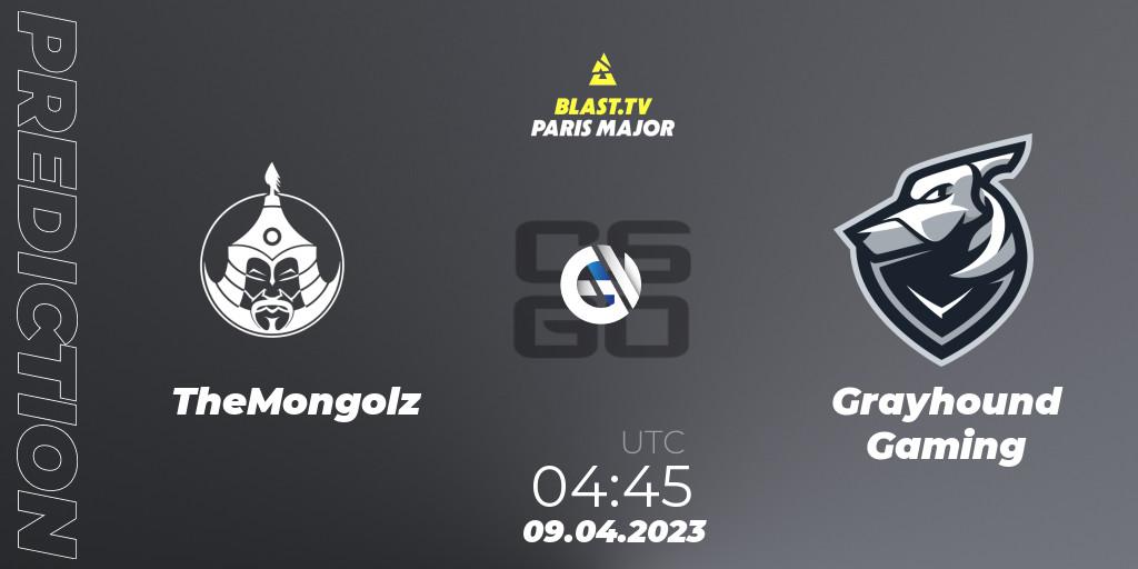 TheMongolz - Grayhound Gaming: Maç tahminleri. 09.04.2023 at 05:00, Counter-Strike (CS2), BLAST.tv Paris Major 2023 Asia-Pacific RMR