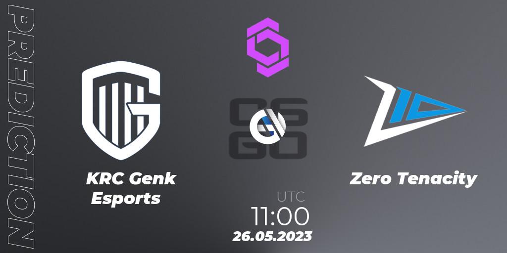 KRC Genk Esports - Zero Tenacity: Maç tahminleri. 26.05.2023 at 11:00, Counter-Strike (CS2), CCT West Europe Series 4 Closed Qualifier