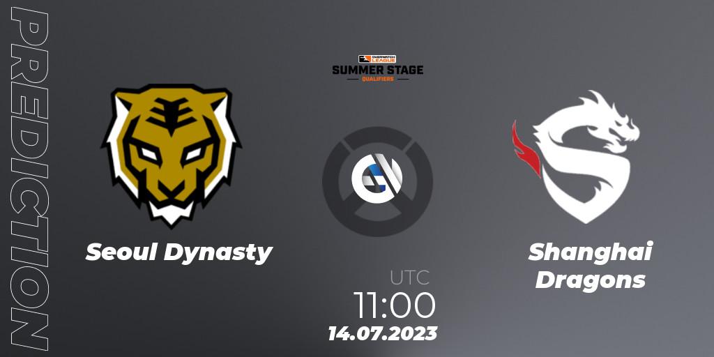Seoul Dynasty - Shanghai Dragons: Maç tahminleri. 14.07.2023 at 11:15, Overwatch, Overwatch League 2023 - Summer Stage Qualifiers
