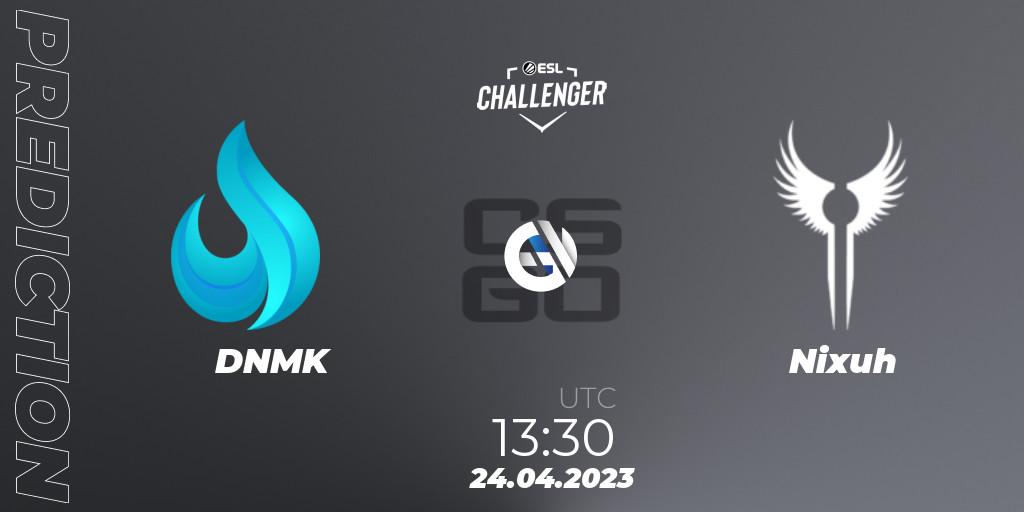 DNMK - Nixuh: Maç tahminleri. 24.04.23, CS2 (CS:GO), ESL Challenger Katowice 2023: South African Qualifier