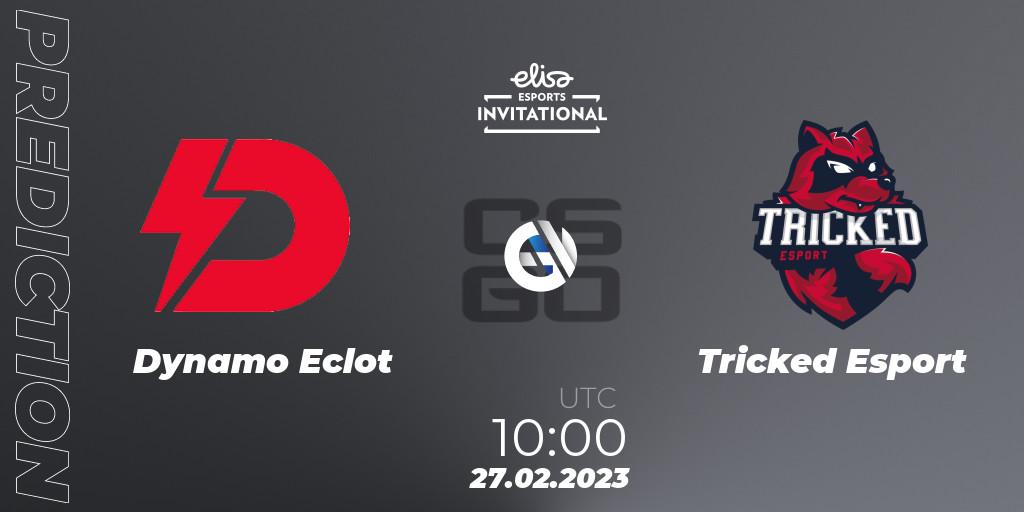 Dynamo Eclot - Tricked Esport: Maç tahminleri. 27.02.2023 at 10:00, Counter-Strike (CS2), Elisa Invitational Winter 2023