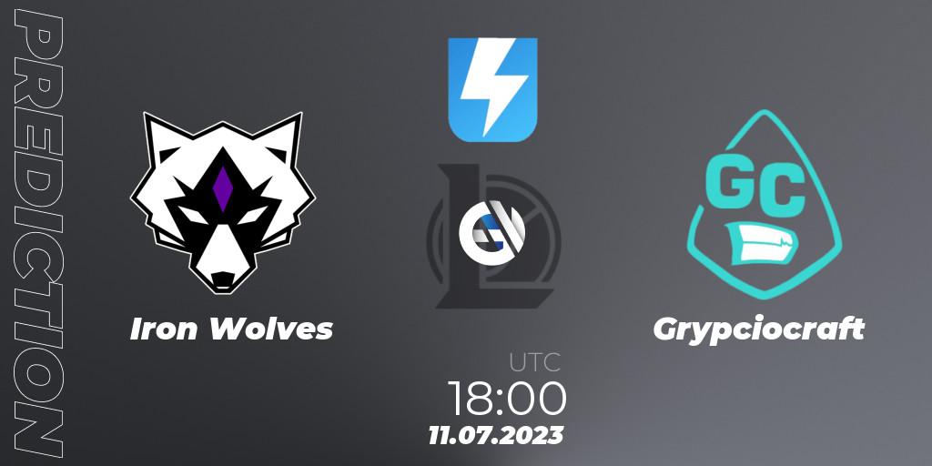 Iron Wolves - Grypciocraft: Maç tahminleri. 31.05.2023 at 16:00, LoL, Ultraliga Season 10 2023 Regular Season