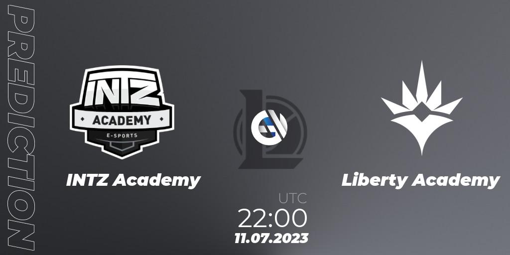 INTZ Academy - Liberty Academy: Maç tahminleri. 11.07.2023 at 22:00, LoL, CBLOL Academy Split 2 2023 - Group Stage