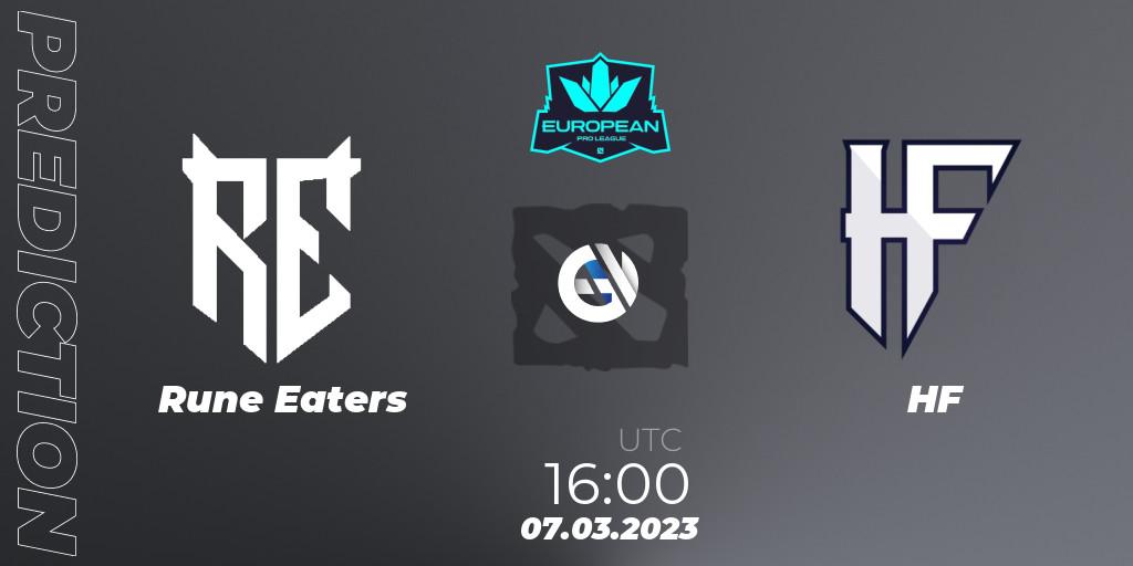 Rune Eaters - HF: Maç tahminleri. 07.03.23, Dota 2, European Pro League Season 7