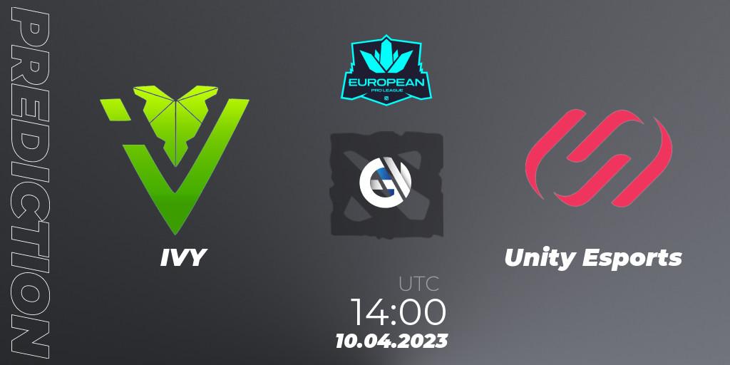 IVY - Unity Esports: Maç tahminleri. 10.04.2023 at 14:04, Dota 2, European Pro League Season 8